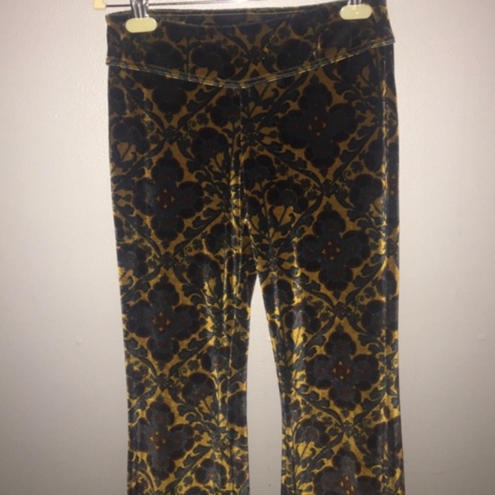 Free People Velvet Bellbottoms